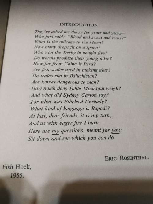 ERIC ROSENTHAL`S QUIZ BOOK  ( Quizz Quizzes general knowledge questions and answers  )