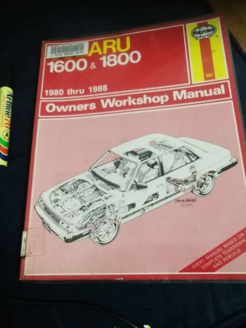 SUBARU 1600 and 1800 1980 thru 1988 Owners Workshop Manual Haynes 681