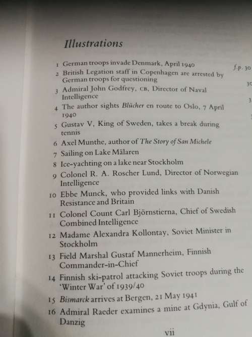 INSIDE THE NAZI RING HENRY DENHAM A Naval Attache in Sweden 1940 -1945 WW2 WWII