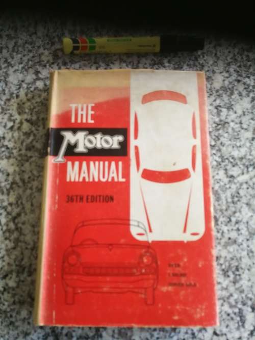 THE MOTOR MANUAL 36th Edition 1959  ( Automobile )