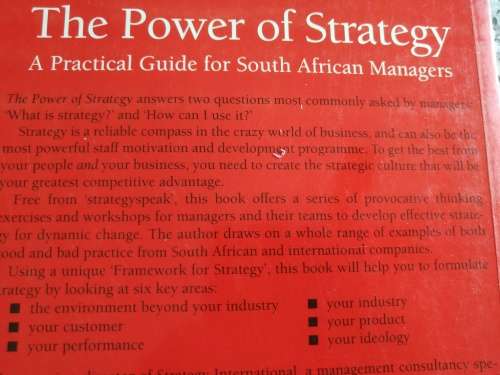 THE POWER OF STRATEGY J LOEWEN A Practical Guide for South African Managers company business