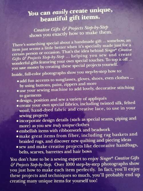 SINGER Creative Gifts and Projects STEP by STEP