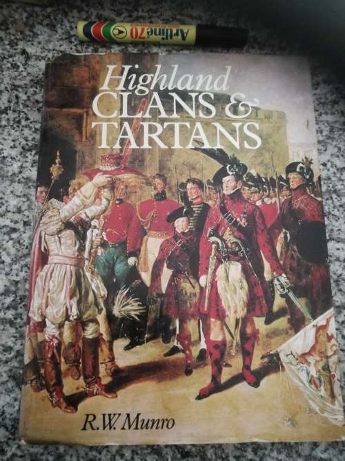 Reserved for Handwoven Artist HIGHLAND CLANS & TARTANS R W MUNRO  ( Scottish Scotland