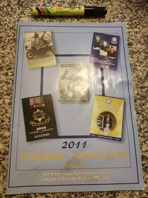 2011 BOND VAN OUD-POLISIEBEAMPTES NUUSBRIEF LEAGUE OF FORMER POLICE OFFICIALS NEWSLETTER SAPS