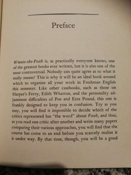 THE POOH PERPLEX FREDERICK C CREWS A Student Casebook