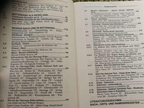 REISE HANDBUCH BOTSWANA MICHAEL IWANOWSKI Wusten Sumpfe und Savannen German
