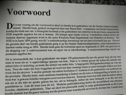 TAKING STOCK THE NATAL EDUCATION DEPARTMENT BESTEKOPNAME Die Natalse Onderwys 1995  history schools