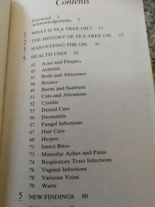 TEA TREE OIL A Medicine Kit in a Bottle SUSAN DRURY medicinal  oils