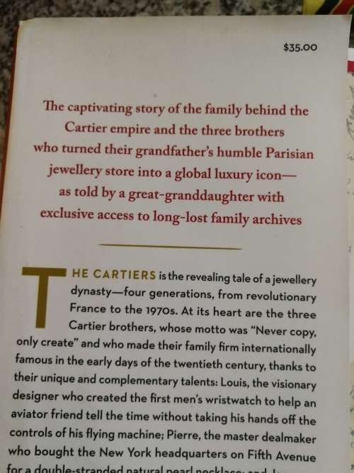 THE CARTIERS FRANCESCA CARTIER BRICKNELL The Untold Story of the Jewellery Empire