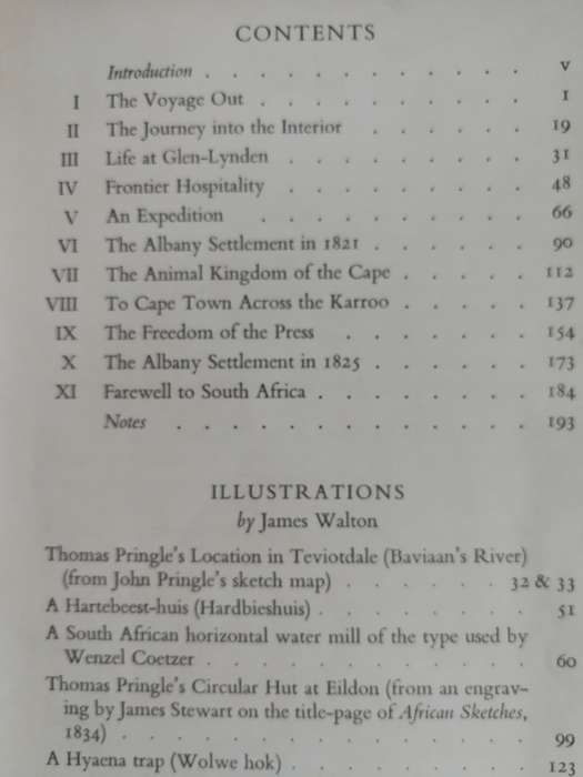 THOMAS PRINGLE IN SOUTH AFRICA  (  note ex library book )