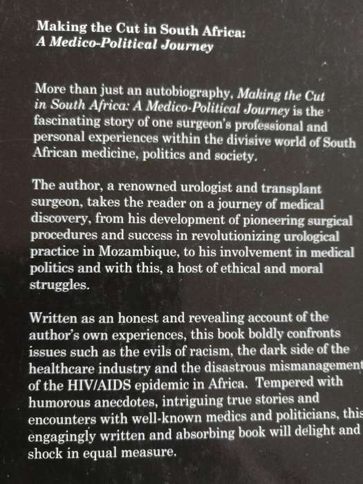 MAKING THE CUT IN SOUTH AFRICA A MEDICO POLITICAL JOURNEY JOHAN NAUDE medical surgeon surgery