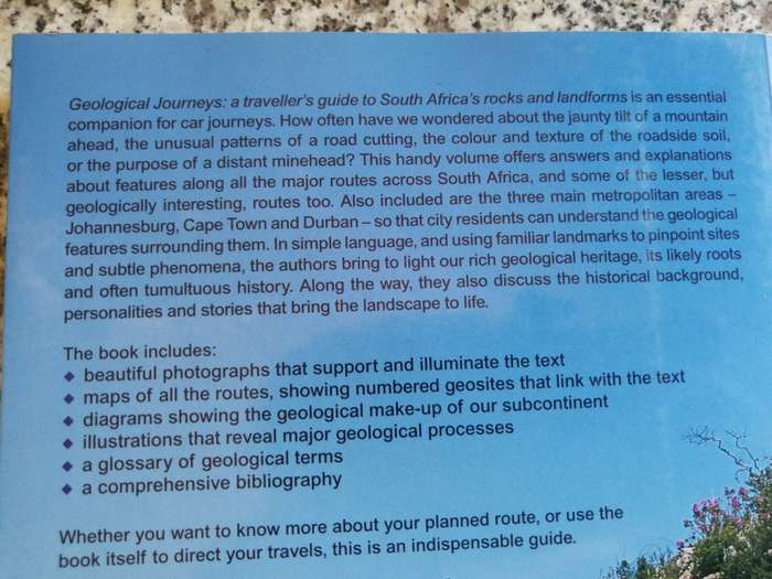 GEOLOGICAL JOURNEYS A Travellers guide to South Africa`s rocks and landforms N Norman & ( geology )