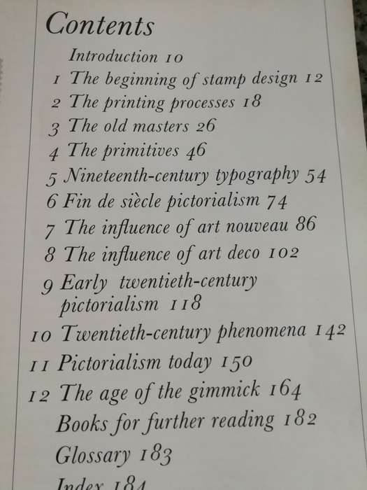 AN ILLUSTRATED HISTORY OF STAMP DESIGN WILLIAM FINLAY 1974  postage stamps (a reading copy )