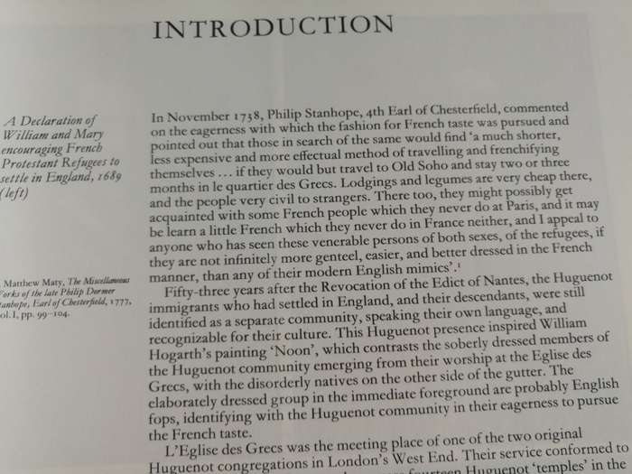 THE HUGUENOTS 1685 TO 1985 THE QUIET CONQUEST Museum of London Exhibition 1985