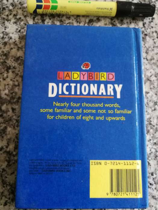 LADYBIRD DICTIONARY with Illustrations nearly 4000 words for children of 8 and upwards