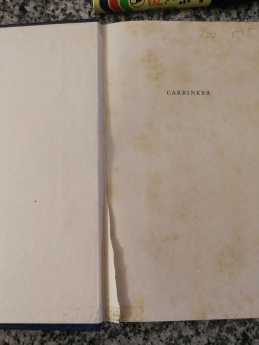 CARBINEER The History of the ROYAL NATAL CARBINEERS ALAN F HATTERSLEY Limited Edition