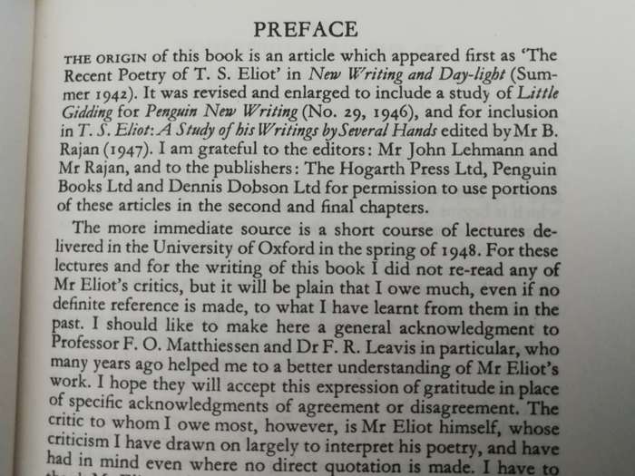 Bundle of 3 books  on T S ELIOT poems poetry