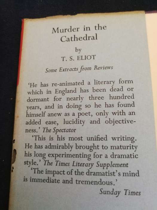 Bundle of 3 books  on T S ELIOT poems poetry