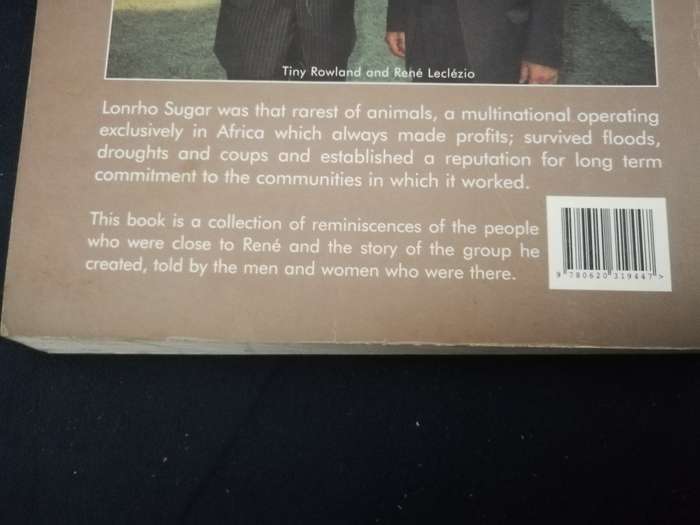 GALLIC THUNDERBOLT The Story of RENE LECLEZIO  and LONRHO SUGAR Compiled by JERRY GOSWELL
