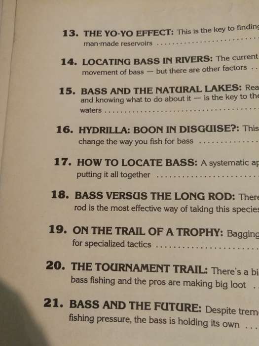 BASS FISHERMAN`S DIGEST   ( flyfishing fly fishing fly tying  )  please note condition