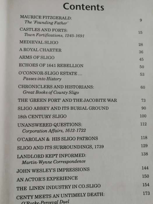 OLDE SLIGOE Aspects of Town and Country over 750 Years by JOHN C Mc TERNAN ( McTERNAN )