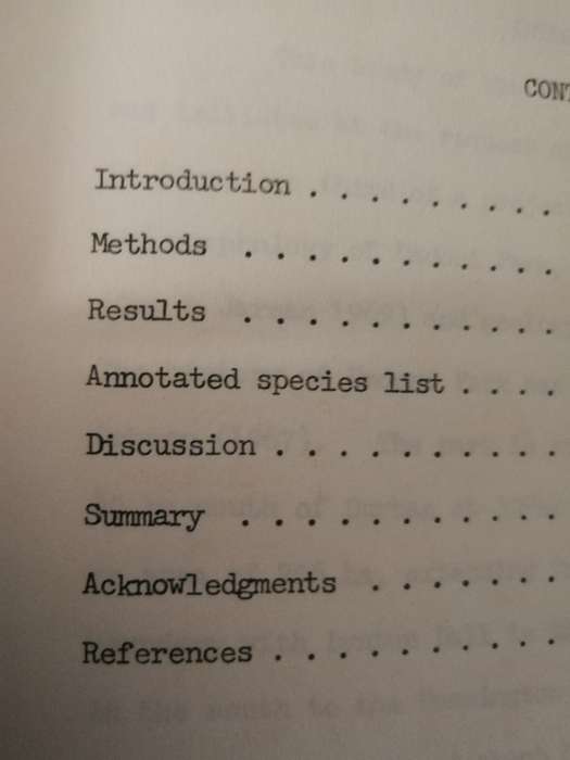 A SURVEY OF THE BIRDS OF UMDONI PARK  and LYNTON HALL  Natal South Coast  GORDON L MACLEAN