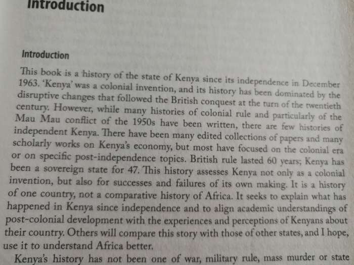 KENYA A HISTORY SINCE INDEPENDENCE CHARLES HORNSBY