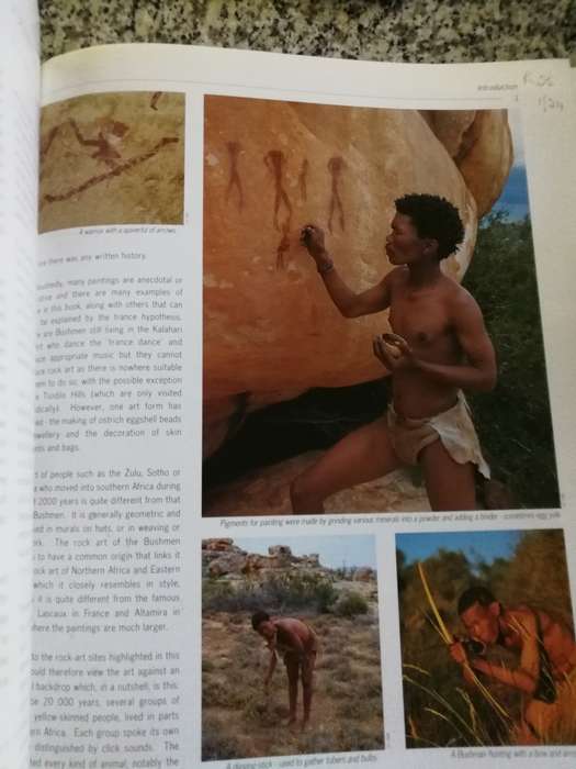BUSHMAN ART OF SOUTHERN AFRICA 40 SIGNIFICANT SITES BUSHMAN   BERT WOODHOUSE  bushmen paintings