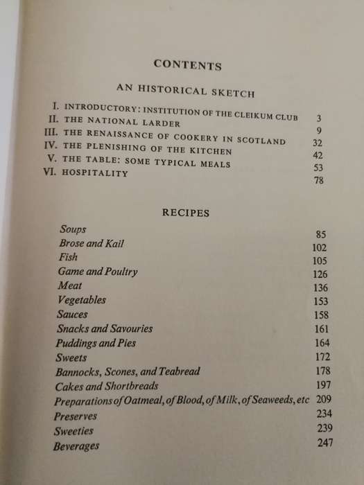 THE SCOTS KITCHEN ITS LORE & RECIPES F MARIAN McNEILL ( Scottish , Scotland Traditions  Second Editi