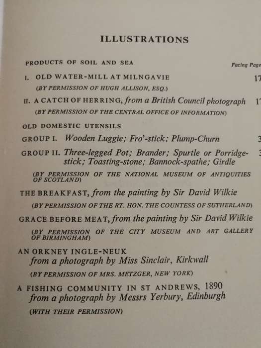 THE SCOTS KITCHEN ITS LORE & RECIPES F MARIAN McNEILL ( Scottish , Scotland Traditions  Second Editi