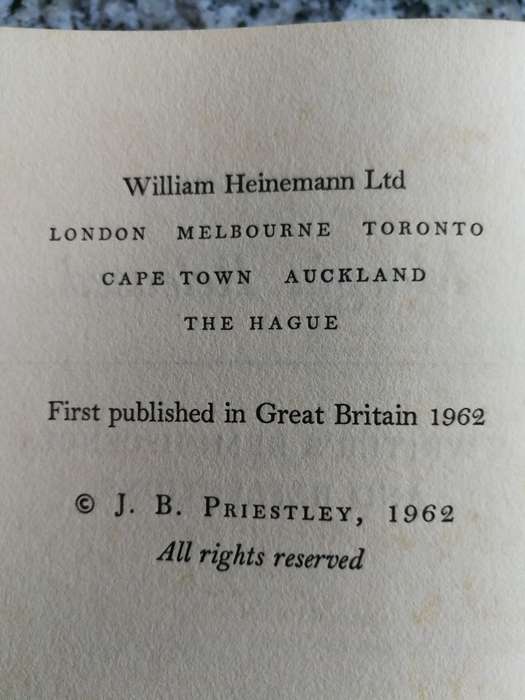 J B PRIESTLY MARGIN RELEASED A Writers Reminiscences & Reflections