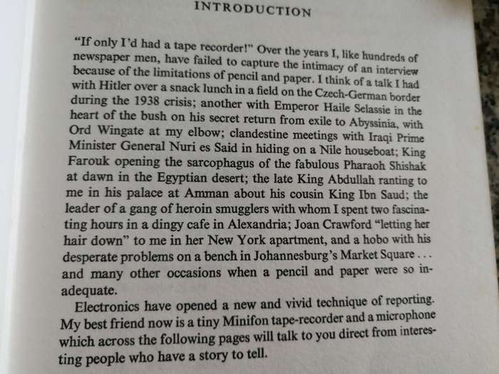 AND SO THEY TALKED KEN ANDERSON 1963 (  Antony Quain  - Interviews  famous people incl. Gary Player