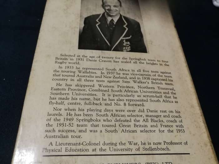 DANIE CRAVEN ON RUGBY  Reprinted 1953