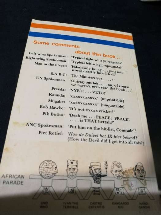FOR BETTER OR FOR BOEREWORS  including Son of Alamein HOWARD WARREN  1988