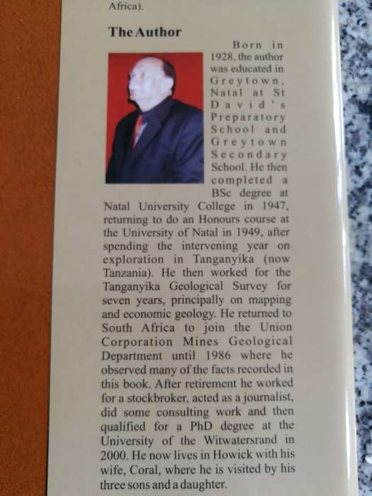 HISTORIC OVERVIEW OF THE WITWATERSRAND GOLDFIELDS  by J R F HANDLEY