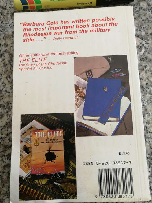 SIGNED THE ELITE The Story of the Rhodesian Special Air Service by & signed  BARBARA COLE Softcover