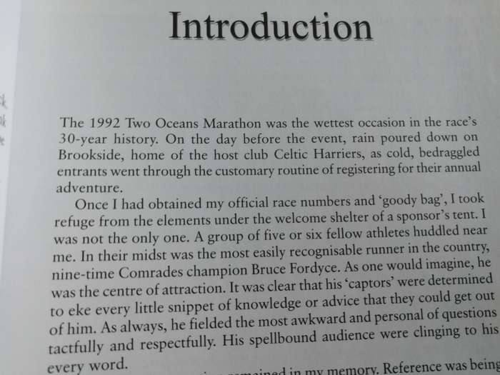 BRUCE FORDYCE  COMRADES KING JOHN CAMERON DOW  ( Marathon running  )