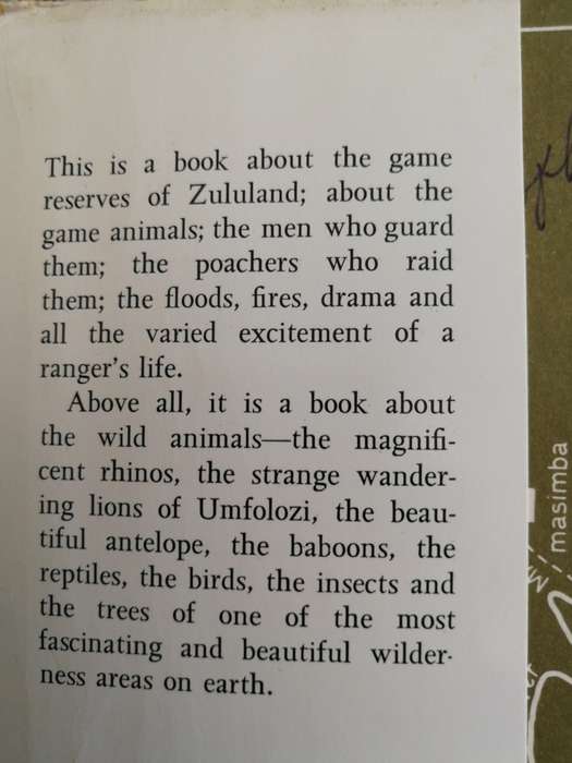 GAME RANGER ON HORSEBACK NICK STEELE ( Game Reserves of Zululand  )  1968