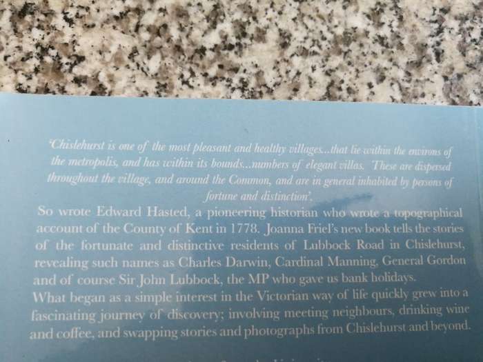 FORTUNE AND DISTINCTION History of LUBBOCK ROAD CHISLEHURST A Personal Journey SIGNED JOANNA FRIEL