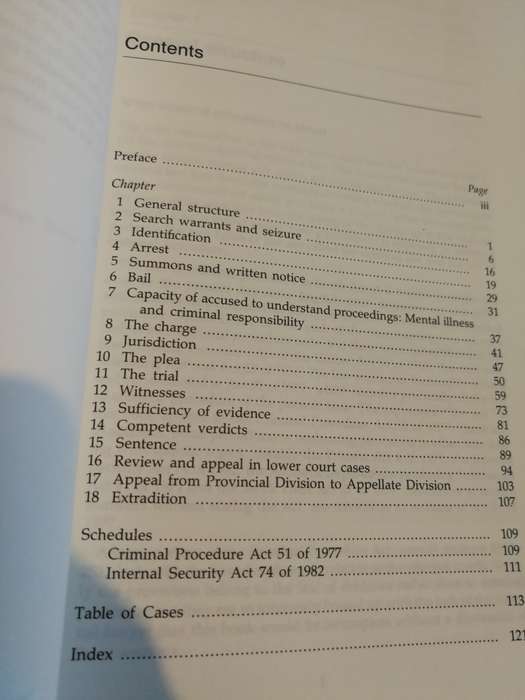 INTRODUCTION TO THE LAW OF CRIMINAL PROCEEDINGS V G HIEMSTRA Second Edition