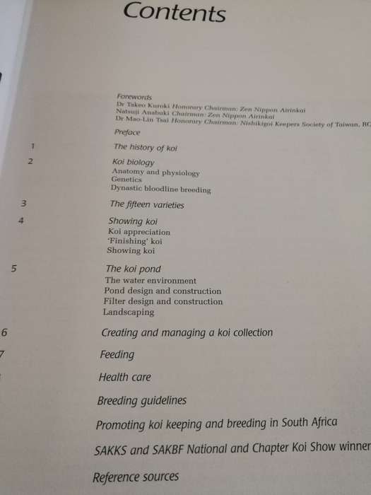 2 BOOKS KOI KEEPING IN SOUTH AFRICA LIVING JEWELS PLUS THE INTERPET ENCYCLOPEDIA OF KOI Fish