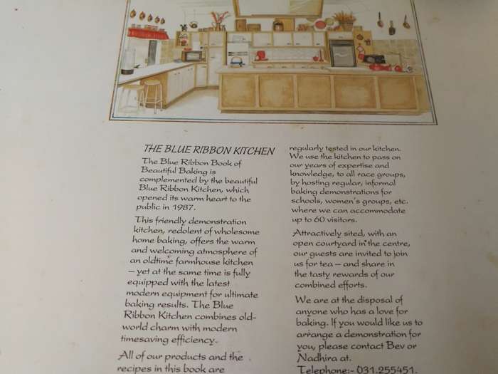 THE BLUE RIBBON BOOK OF BEAUTIFUL BAKING compiled by SHELLEY STEVENSON ( please note condition )