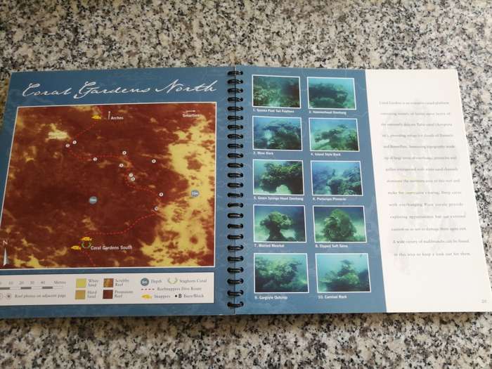 SODWANA BAY 2 MILE REEF DIVE GUIDE REEFMAPPERS INTERNATIONAL ( reef diving  skindiving )