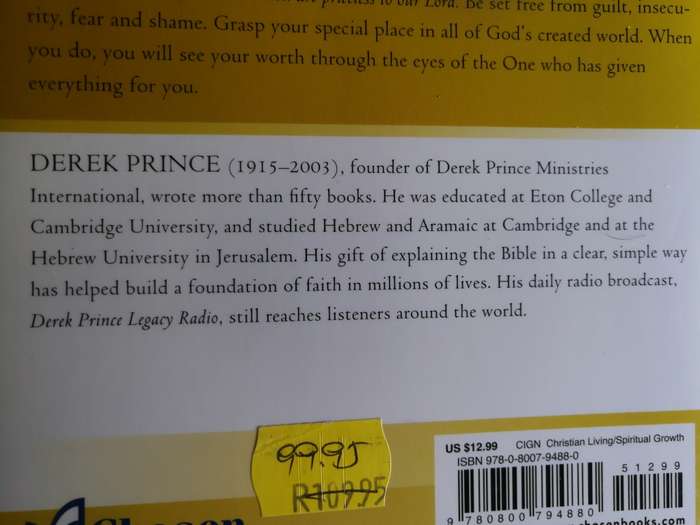 DEREK PRINCE YOU MATTER TO GOD Discovering Your Value & Identity In God's Eyes
