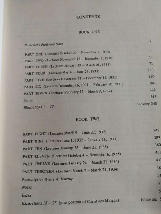 C G JUNG THE VISIONS SEMINARS Book ONE only  1976