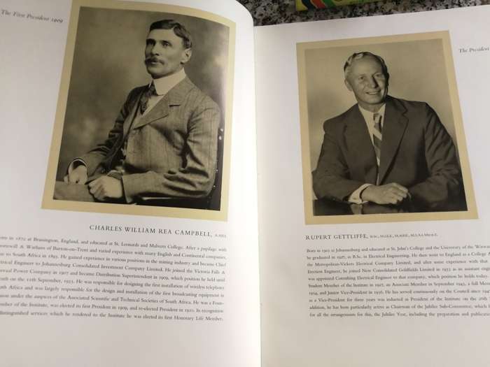 THE GOLDEN JUBILEE  of the SOUTH AFRICAN INSTITUTE of ELECTRICAL ENGINEERS 1959