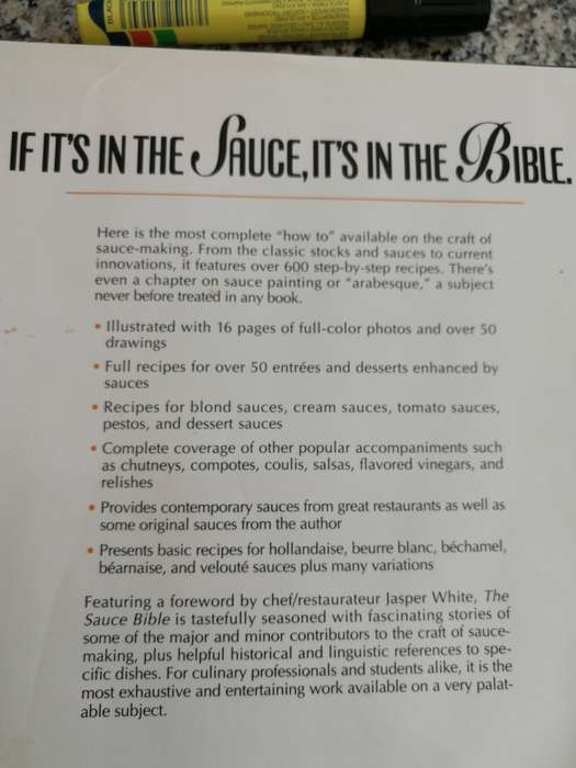 THE SAUCE BIBLE GUIDE TO THE SAUCIERS CRAFT DAVID PAUL LAROUSSE (  cooking recipes )