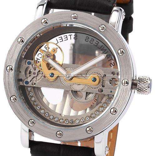 Unique design skeleton Watch