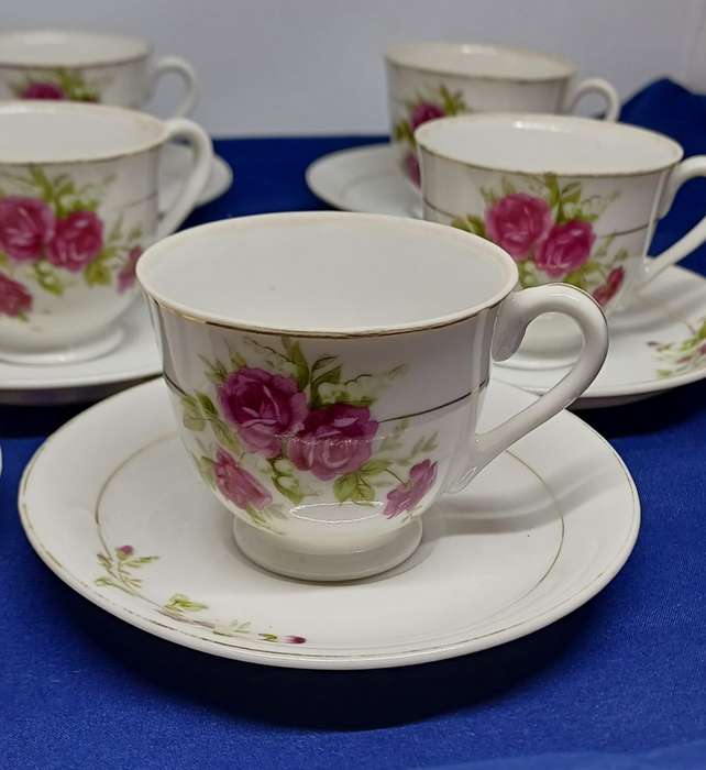 Small porcelain teacups