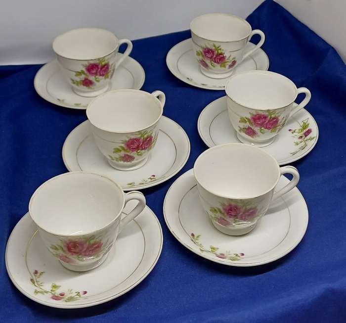 Small porcelain teacups